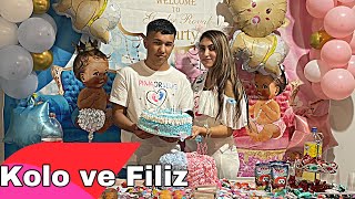 EDIVEREN 2024 KOLO amp FILIZ CINSIYET PARTISI  BABY SHOWER [upl. by Aley343]