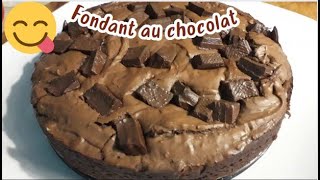 Fondant au CHOCOLAT recette simple et rapide 🍫🍫😋 fondant chocolate [upl. by Norina]