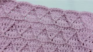 Amazing Zigzag Crochet Stitch Pattern🔥so pretty🥰 you need to learn that [upl. by Yessac]