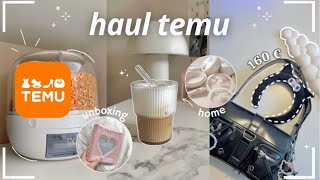 ✩₊˚ Haul Temu 📦  accessori  decorazioni e cose per la casa  160€ [upl. by Siloum]