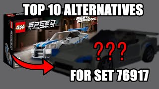 TOP 10 Alternate Builds for Lego Speed Champions set 76917 2 Fast 2 Furious Nissan Skyline GTR [upl. by Elazaro]