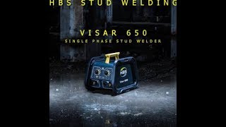 VISAR 650 SINGLE PHASE STUD WELDER 100m TEST by HBS [upl. by Ajna568]