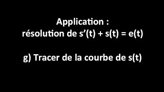 Application  g tracer lallure de la courbe de st [upl. by Aitret]