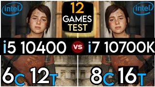 intel Core i5 10400 vs i7 10700K  Test In 12 Games  i5 vs i7 10th Gen  How Much Difference [upl. by Larrisa764]