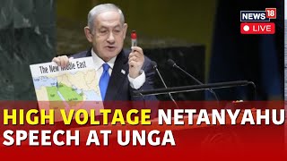 Netanyahu Warns Iran At UNGA  LIVE Netanyahu Speech  Israel Hezbollah Latest News  N18L [upl. by Lynett915]