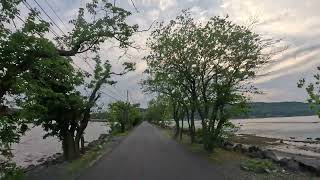 4K Driving New York NY Up Down to Piermont Pier from One End amp Back ASMR [upl. by Spiegleman]