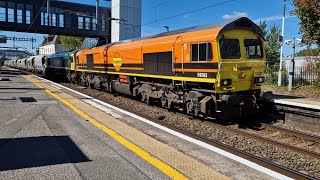 Freight trains at Langley amp Burnham 16th September 2024 [upl. by Arec]