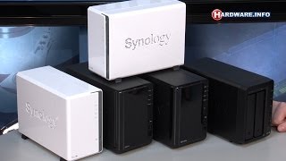 Roundup van vijf Synology 2bay NAS apparaten  HardwareInfo TV Dutch [upl. by Naitsyrk152]