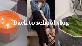 study vlog Senior year back to school learning Korean trying overnight oats productive days [upl. by Aurelio]