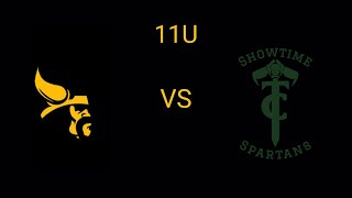 11u Treasure Coast Spartans Vs 11u Lauderdale Lakes Vikings at Battle [upl. by Zorah]