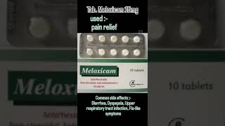 Tab Meloxicam contains Use and side effects medicine pharmacology medicalstudent [upl. by Eatnohs989]