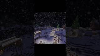 Minecraft Snowy Night minecraft shorts [upl. by Artcele]