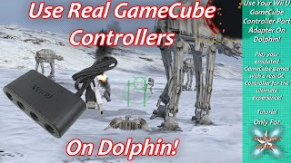 PCROG Ally Use Your Wii U GameCube Controller Port Adapter On Dolphin [upl. by Ayrad]