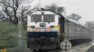 Speedy Narsapur Nagarsol express 17231 via Guntur blasting to piduguralla  Indian Railways [upl. by Roxie]