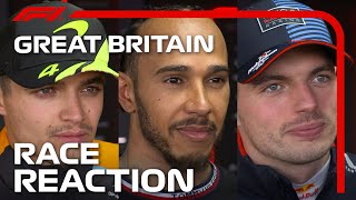 Drivers Reaction After the Race  2024 British Grand Prix [upl. by Gawlas]