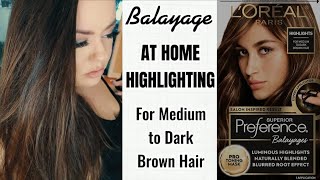 Balayage Highlights at Home  Full Application amp Review  Superior Preference by LOREAL Paris [upl. by Marb623]