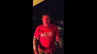 Ohio State fan singing the Michigan fight song [upl. by Asiluy]