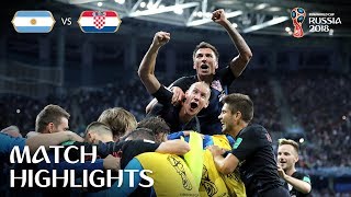 Argentina v Croatia  2018 FIFA World Cup  Match Highlights [upl. by Landon]