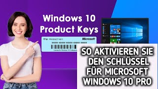 So installierenaktivieren Sie die Windows 10 Pro KeyLizenz  einfache Anleitung [upl. by Denyse914]