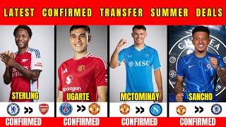 ALL CONFIRMED AND RUMOURED SUMMER TRANSFER DEALS STERLING SANCHO DEALS football fabrizioromano [upl. by Nipha]