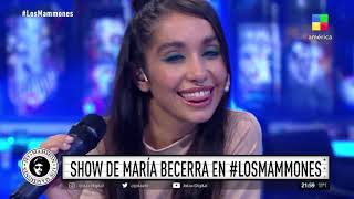 🤩 El show de María Becerra en Los Mammones 🎤🎶 [upl. by Licko]