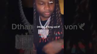 RIP 🕊️🖤King von and Dthang otf rap rapper hiphopartist [upl. by Naic396]