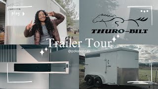 HORSE TRAILER TOUR two horse slant trailer I bought myself a brand new horse trailer [upl. by Wheaton]