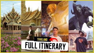 Our Thailand Trip Full Itinerary BANGKOK 5 Days Chill Vacation [upl. by Atirhs]