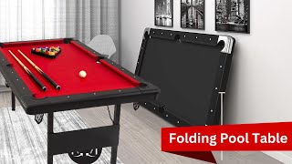 Break Barriers and Break Balls The Ultimate SpaceSaving Folding Pool Table [upl. by Elleinet]