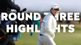 FULL ROUND THREE HIGHLIGHTS  MOVING DAY  AIG Womens Open [upl. by Yduj]