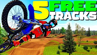 5 AWESOME NEW TRACKS IN MX BIKES [upl. by Eurydice]