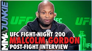 Malcolm Gordon I feel terrible about breaking Danys Bondars arm  UFCVegas47 [upl. by Strohbehn]