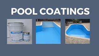 Pool Coatings  Explaining how to use and apply them [upl. by Dahsra]