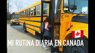 MI RUTINA EN CANADA  high school tour  Becas FAO IreneFerMolina [upl. by Aicele]