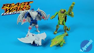 BEAST WARS TRANSFORMERS OPTIMUS PRIMAL VS MEGATRON  HASBRO 1995  BACK THEN [upl. by Encratis27]