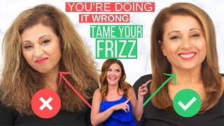 GENIUS Tips to TAME Your FRIZZY Hair [upl. by Araf689]