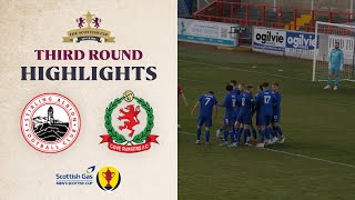 Stirling Albion 02 Cove Rangers  Scottish Gas Mens Scottish Cup Third Round Highlights [upl. by Sillaw]