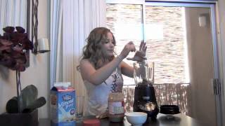 Chocolate Peanut Butter Protein Smoothie [upl. by Tillfourd]