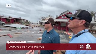 St Lucie County historic Als Family Farms destroyed from tornado outbreak [upl. by Marne]