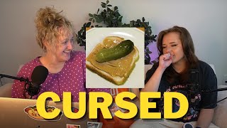 Reacting to Cursed Food feat Sarah Schauer [upl. by Sivram]