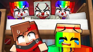 Cache Cache EXTRÊME contre les CLOWNS sur Minecraft [upl. by Berk441]