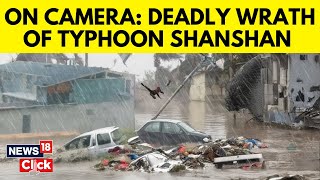 Typhoon Shanshan News  Typhoon Shanshan Causes Widespread Japan Disruption  Japan Typhoon  N18G [upl. by Cilurzo]