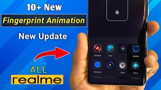 10 New Fingerprint Animation Update For All Realme Devices  How to Add New Fingerprint animation [upl. by Aztiram]