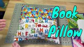 Reading Pillow with Pocket  Beginner Friendly Sewing Project [upl. by Hakceber]