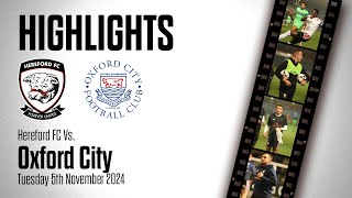 HIGHLIGHTS  Hereford 02 Oxford City [upl. by Yeleen]