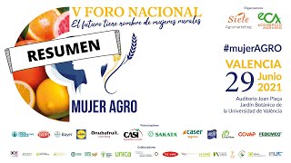 Vídeo Resumen V Foro Mujer Agro 2021 [upl. by Anaiq773]