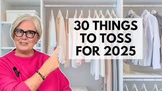 30 Things to Declutter from Your Closet for 2025 [upl. by Alban353]