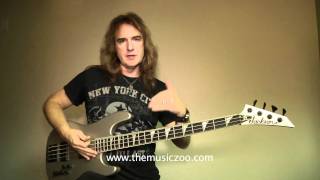 Megadeths Dave Ellefson Demonstrates His Signature Jackson Bass [upl. by Gnilrac]