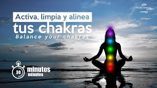 Alineacion de CHAKRAS Limpiar los 7 chakras Comprobado [upl. by Shifra633]