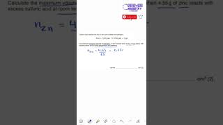 QUICK Method to Calculate Gas Volume  IGCSEO Level  Conquer Chemistry [upl. by Attener249]